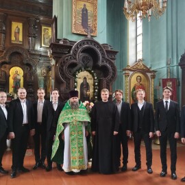 Престольный праздник храма преподобного Симеона Столпника молитвенно отметили в городе Каменец. Престольный праздник храма преподобного Симеона Столпника молитвенно отметили в городе Каменец.
