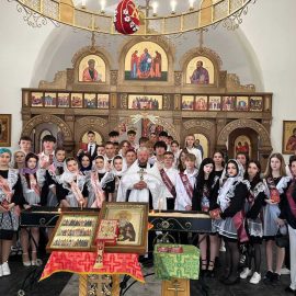 Благодарственный молебен для выпускников. Благодарственный молебен для выпускников.
